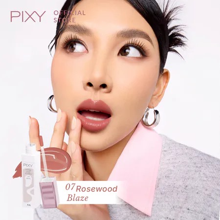 Pixy Hyperlast Glazed Lip Vinyl 3gr - 07 Rosewood Blaze
