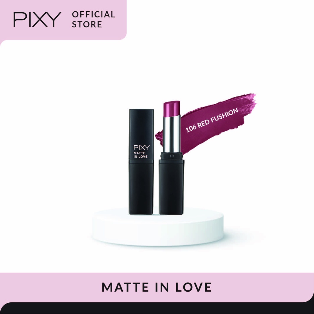 Pixy Matte in Love Lipstick 106  Red  Fushion