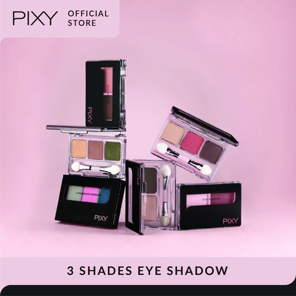 Pixy 3-Shades Eye Shadow Chic Terracotta 11