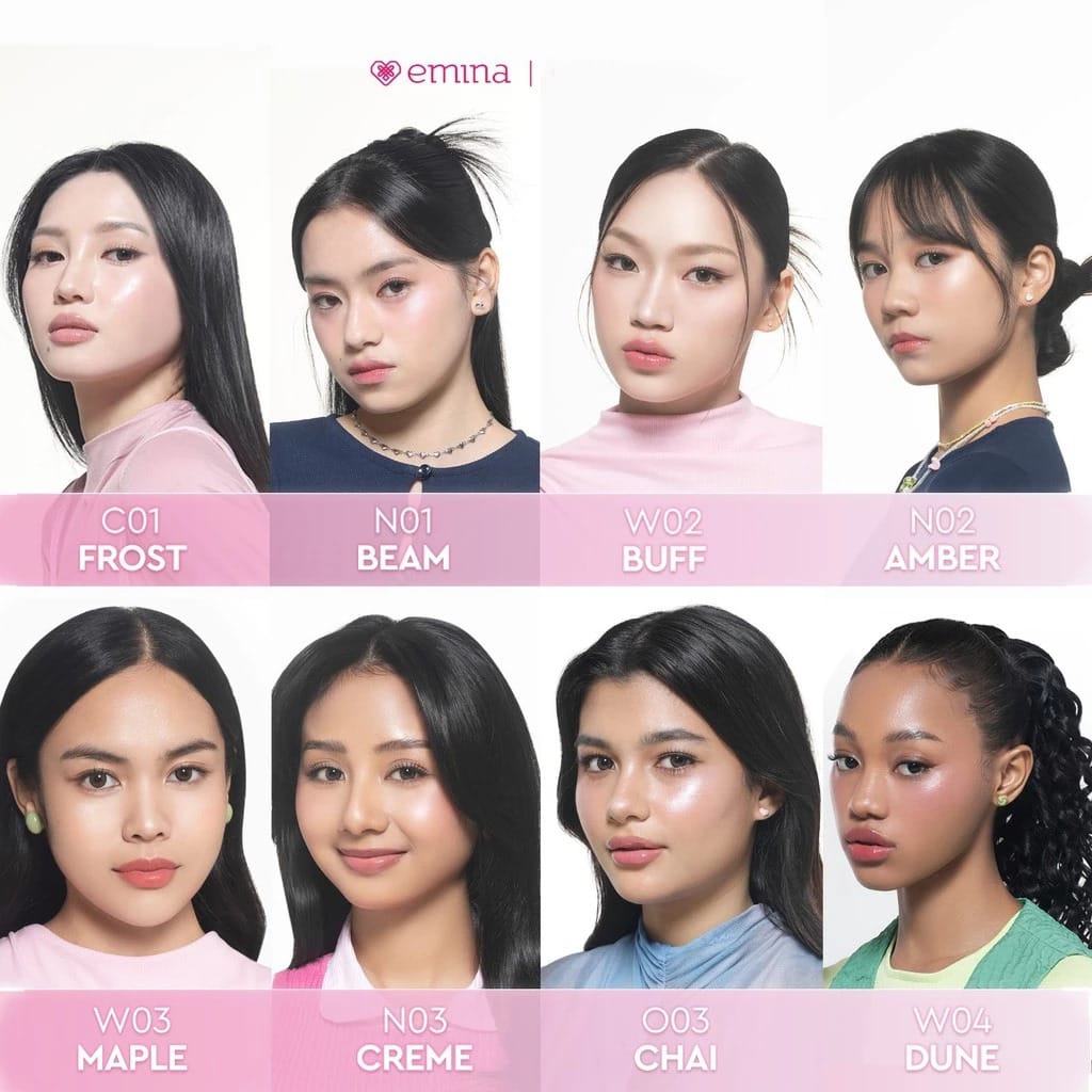 Emina Glow Vibe Cushion SPF50 PA++++ 13gr - O03 Chai