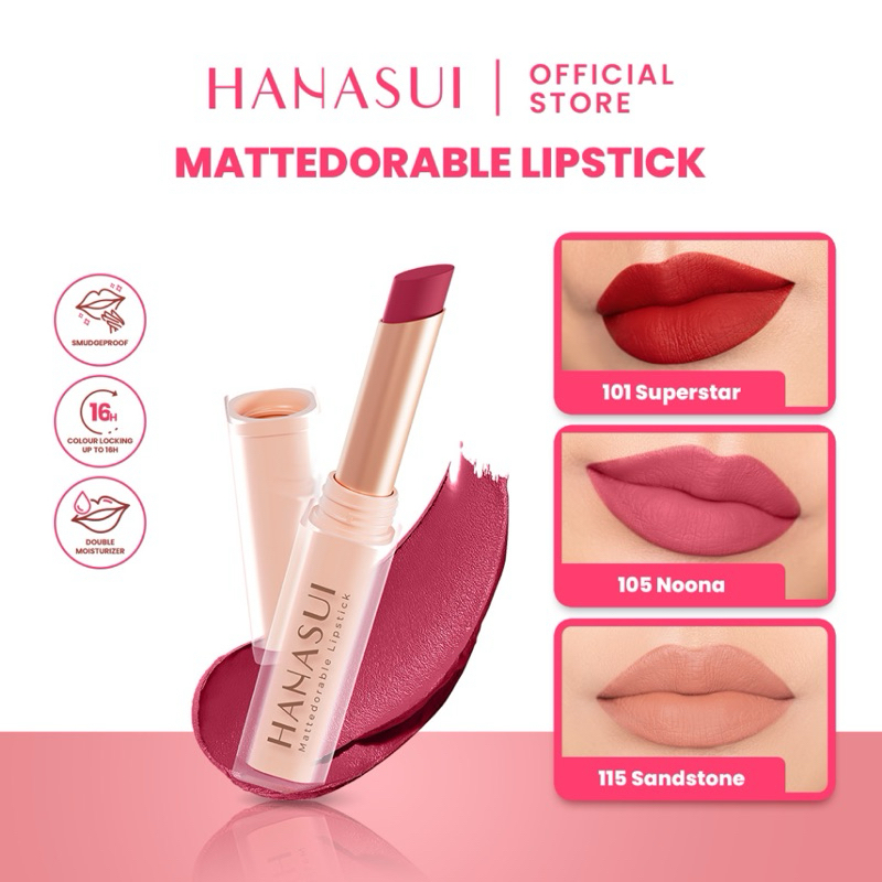 Hanasui Mattedorable Matte Lipstick 2gr - 103 Sway
