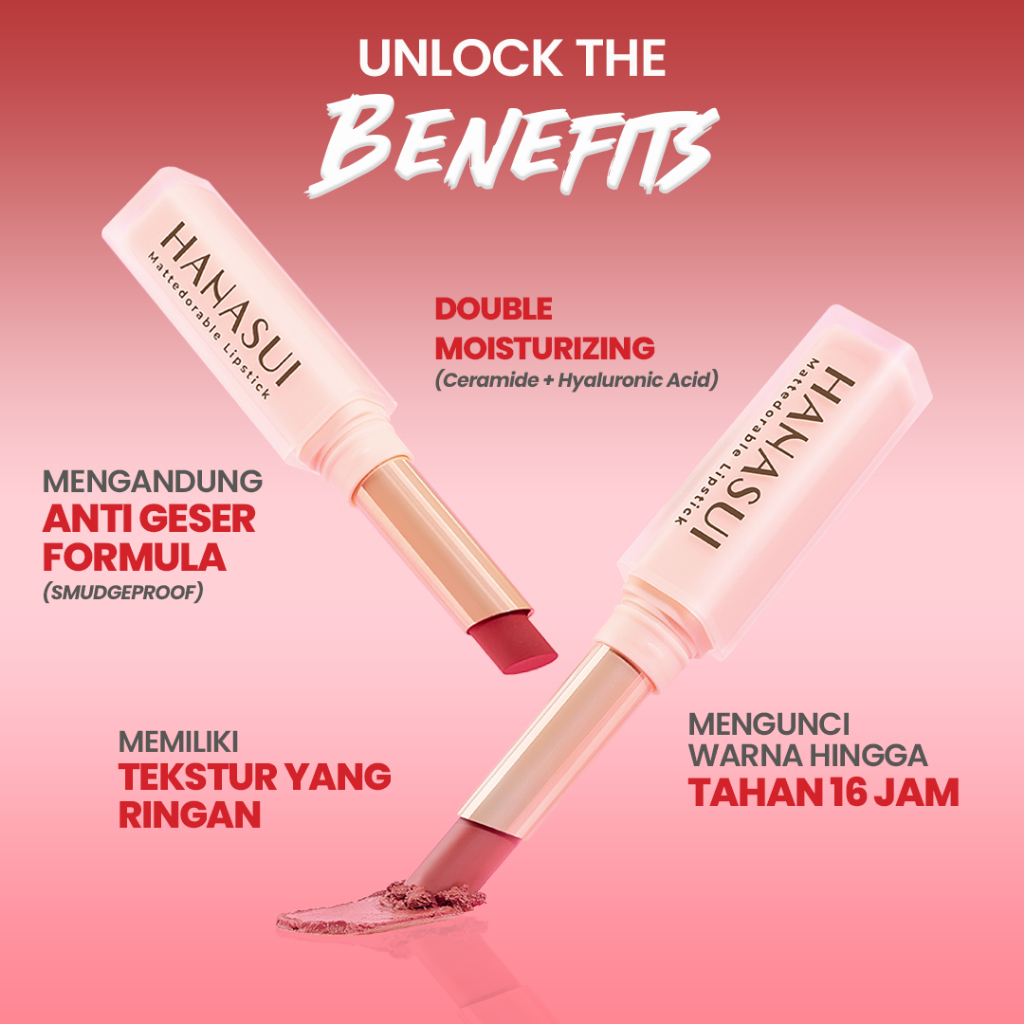 Hanasui Mattedorable Matte Lipstick 2gr - 103 Sway