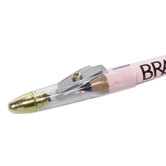 Brasov Eyebrow Pencil 2in1 - Brown (Pensil Alis)