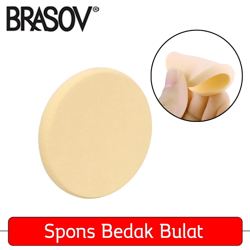 Brasov Spons Bedak Puff Bulat Brasov Spons Bedak Puff Bulat