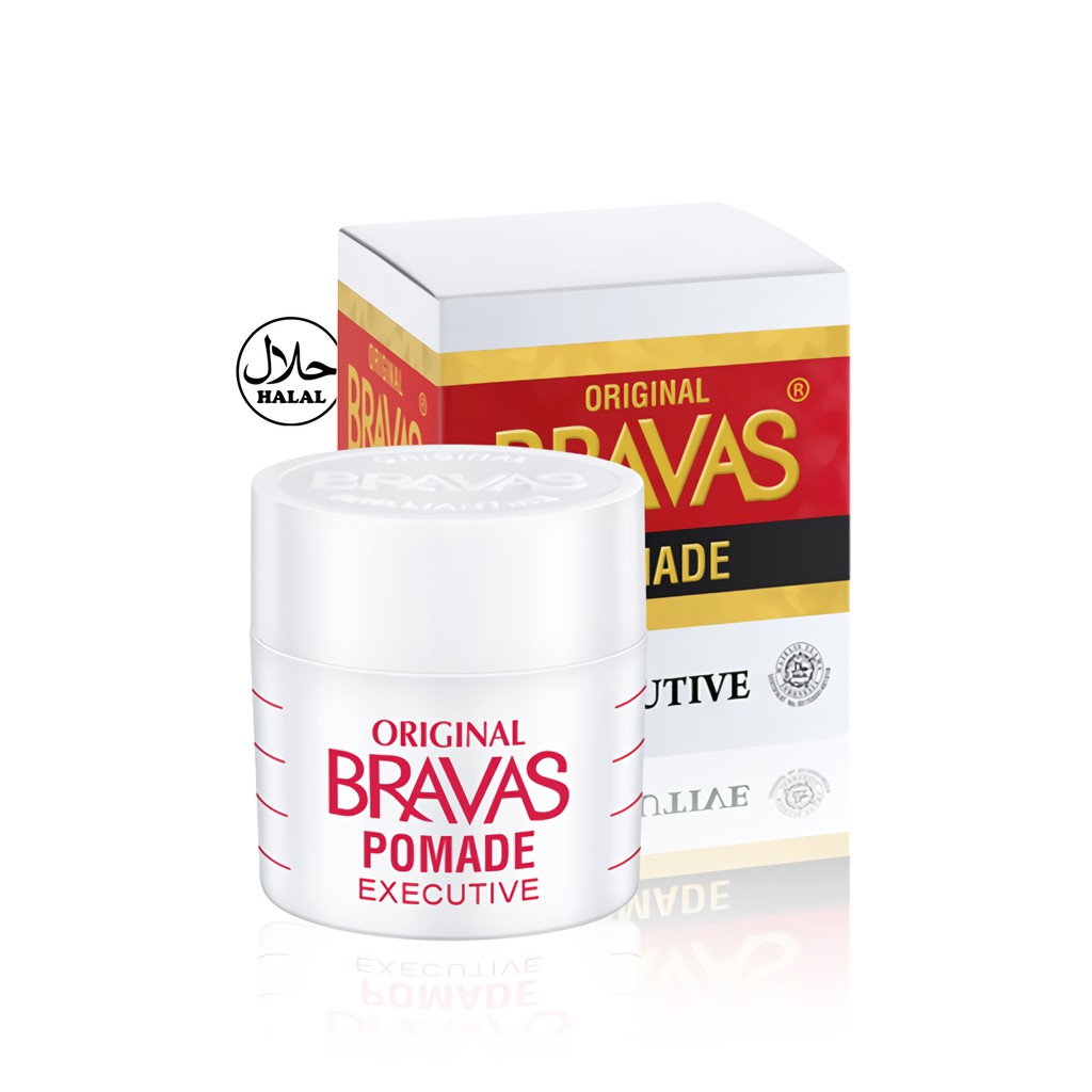 Bravas Pomade Brilliantine Minyak Rambut 80gr - Executive Bravas Pomade Brilliantine Minyak Rambut 80gr - Executive