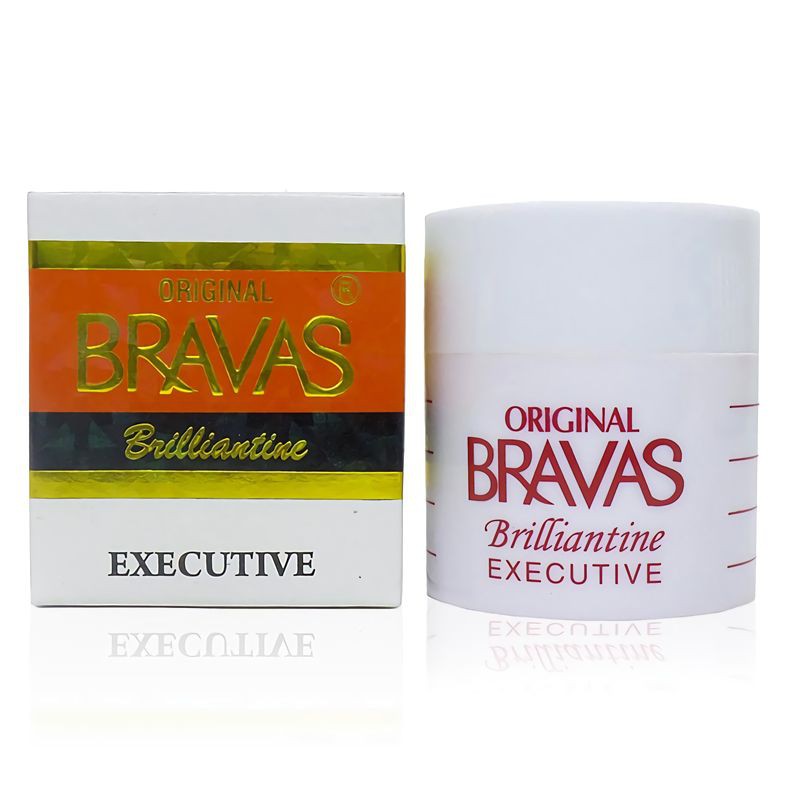 Bravas Pomade Brilliantine Minyak Rambut 80gr - Executive Bravas Pomade Brilliantine Minyak Rambut 80gr - Executive