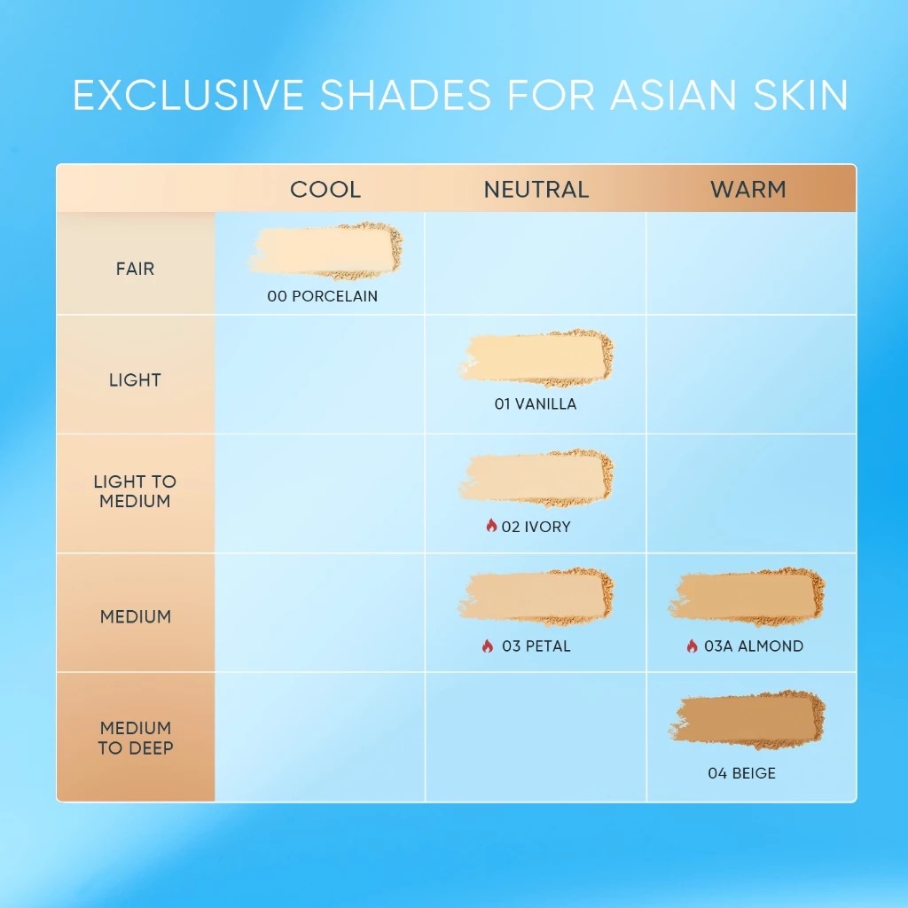 Skintific Ultra Cover Powder Foundation 9gr - 03A Almond Skintific Ultra Cover Powder Foundation 9gr - 03A Almond