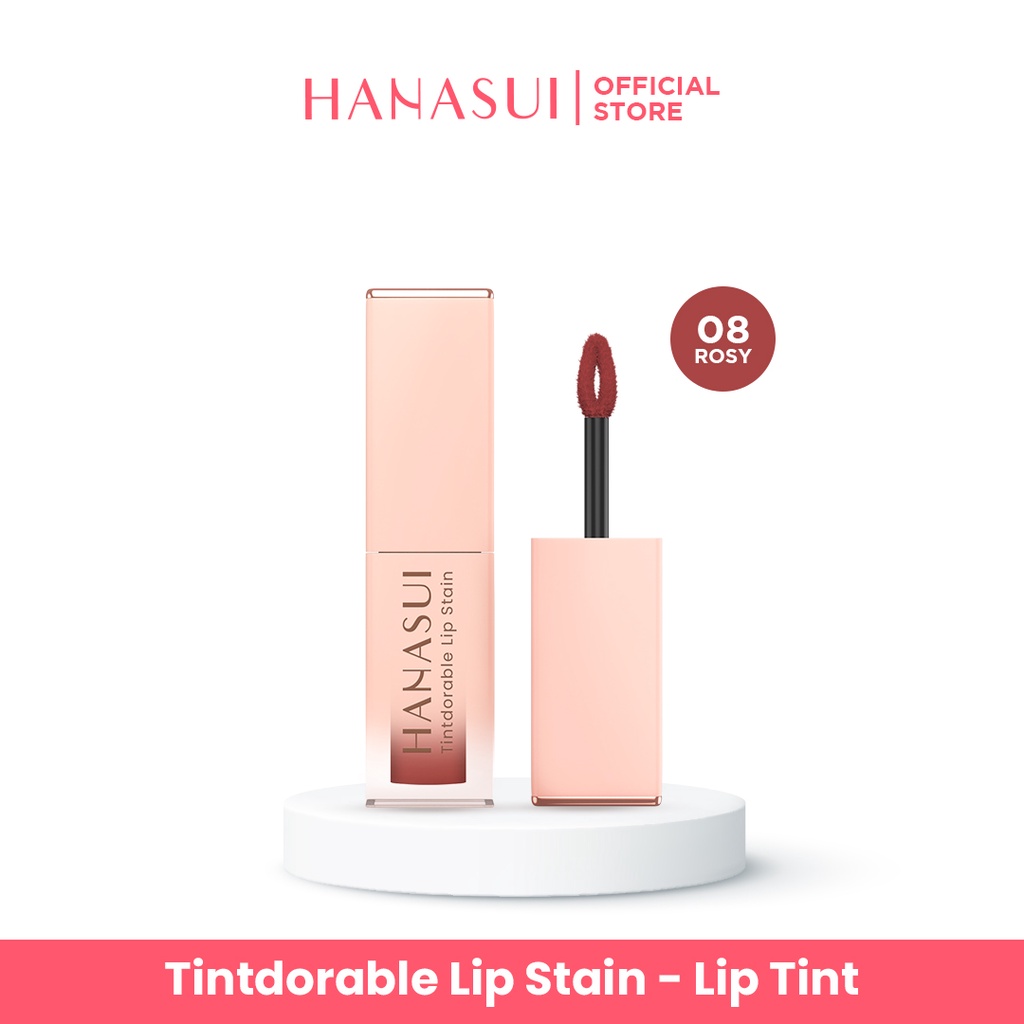 HANASUI Tintdorable Lip Stain - 08 Rosy (Lip Tint) HANASUI Tintdorable Lip Stain - 08 Rosy (Lip Tint)