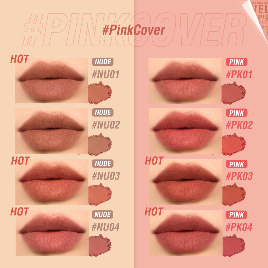 Pinkflash Silky Velvet Lipstick High Pigmented PF-L05 - NU02