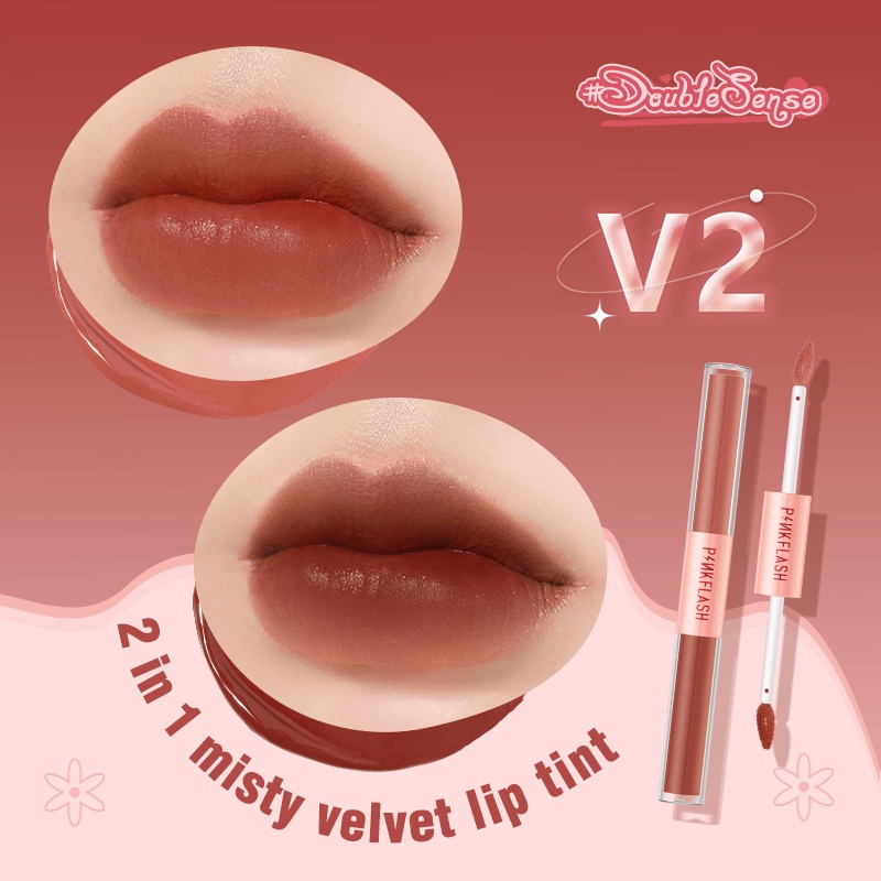 Pinkflash Duo Lipgloss PF-L13 - V02 Pinkflash Duo Lipgloss PF-L13 - V02
