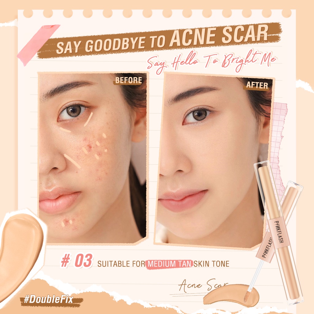 Pinkflash Duo Cover Concealer PF-F18 - 03