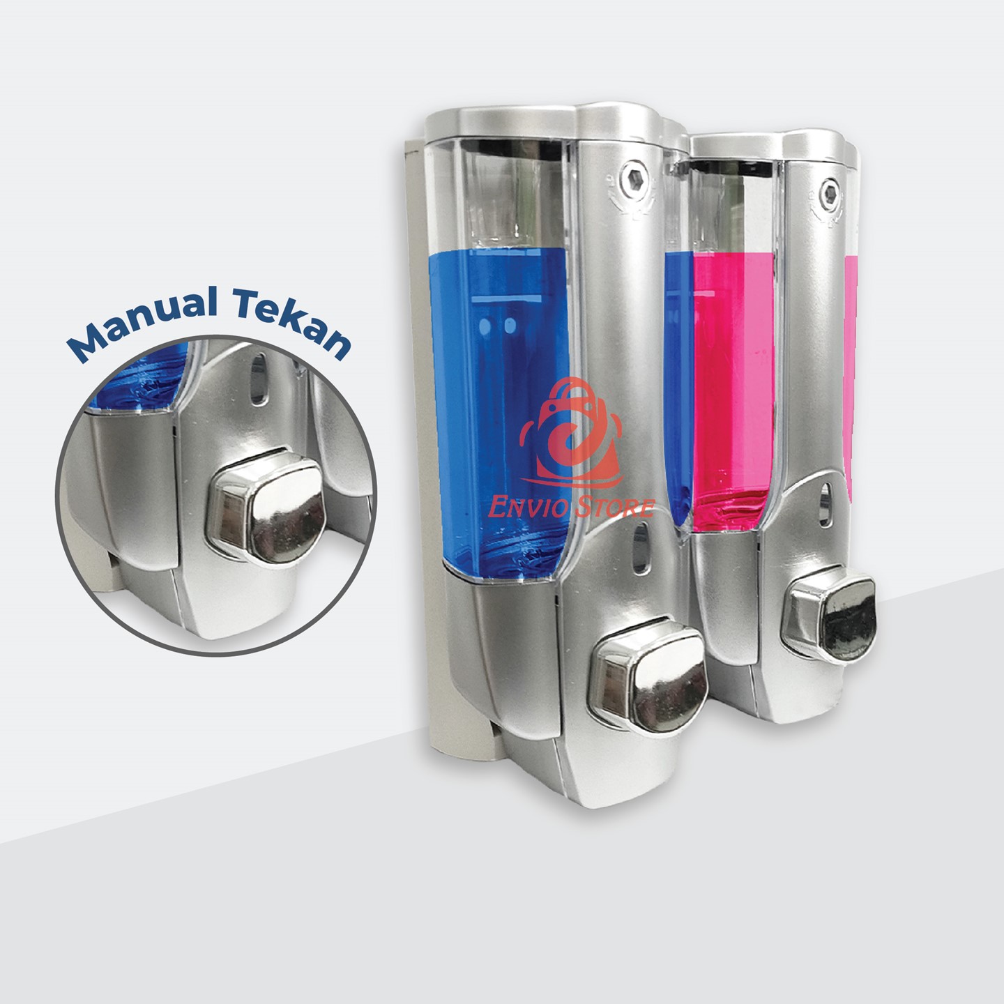 Dispenser Sabun Cair DOUBLE Tabung