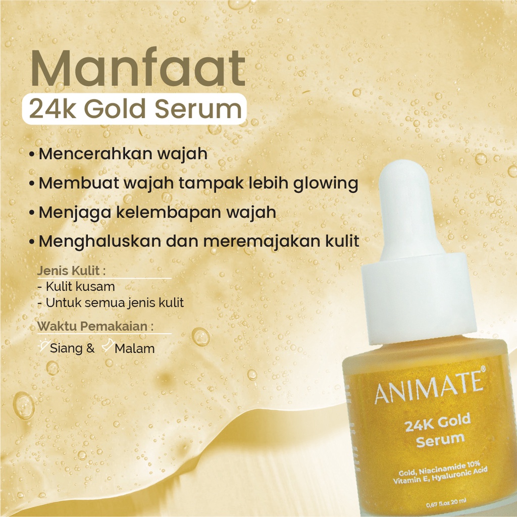 Animate 24k Gold Serum 20 ml