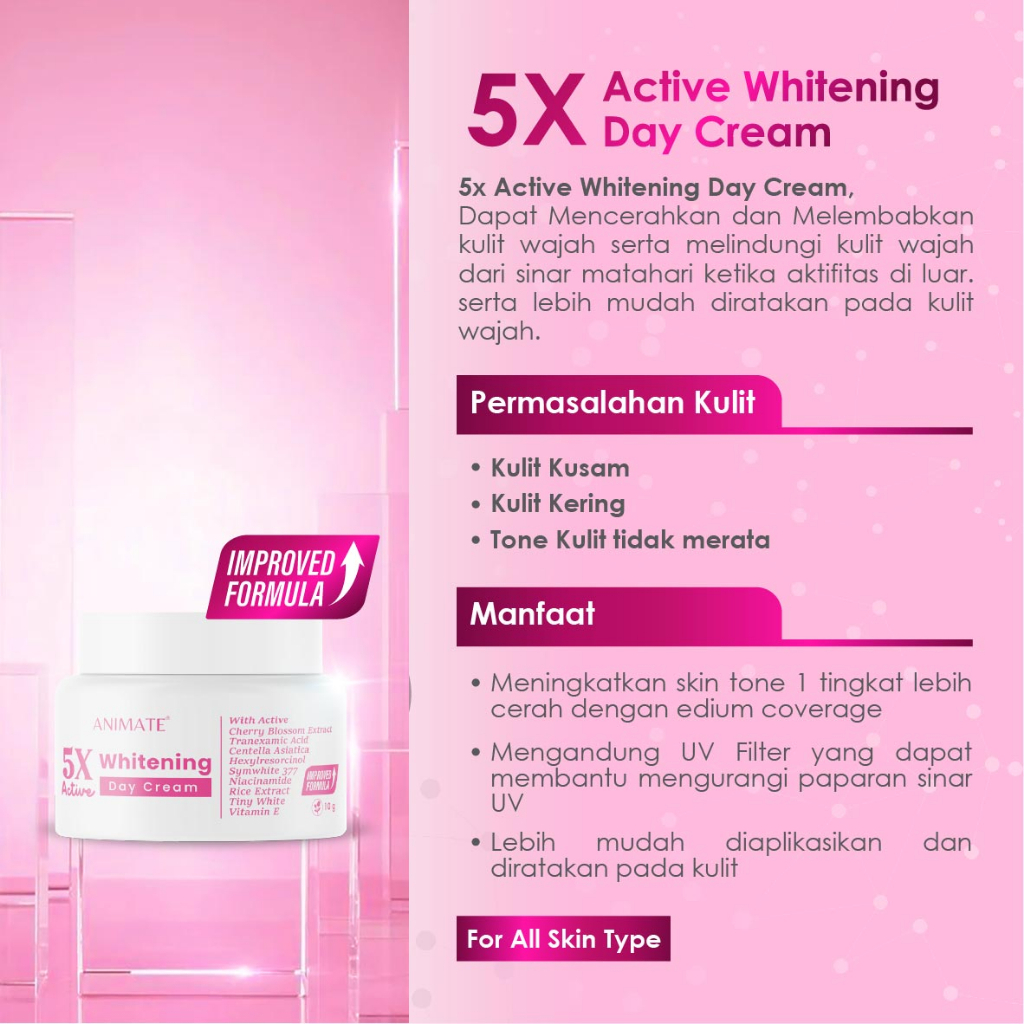 Animate Whitening Day Cream 10gr
