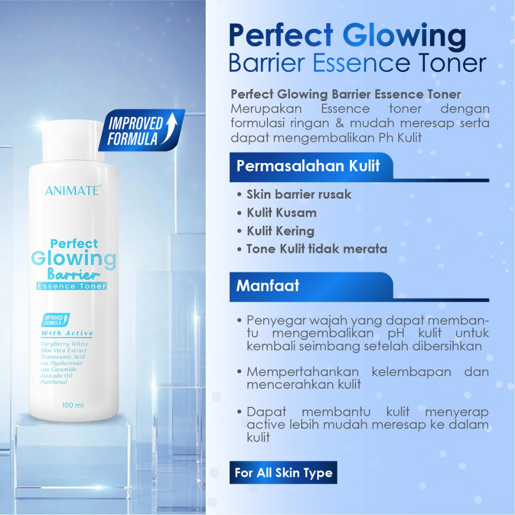 Paket Animate Glowing Barrier Series 5in1 (Biru)