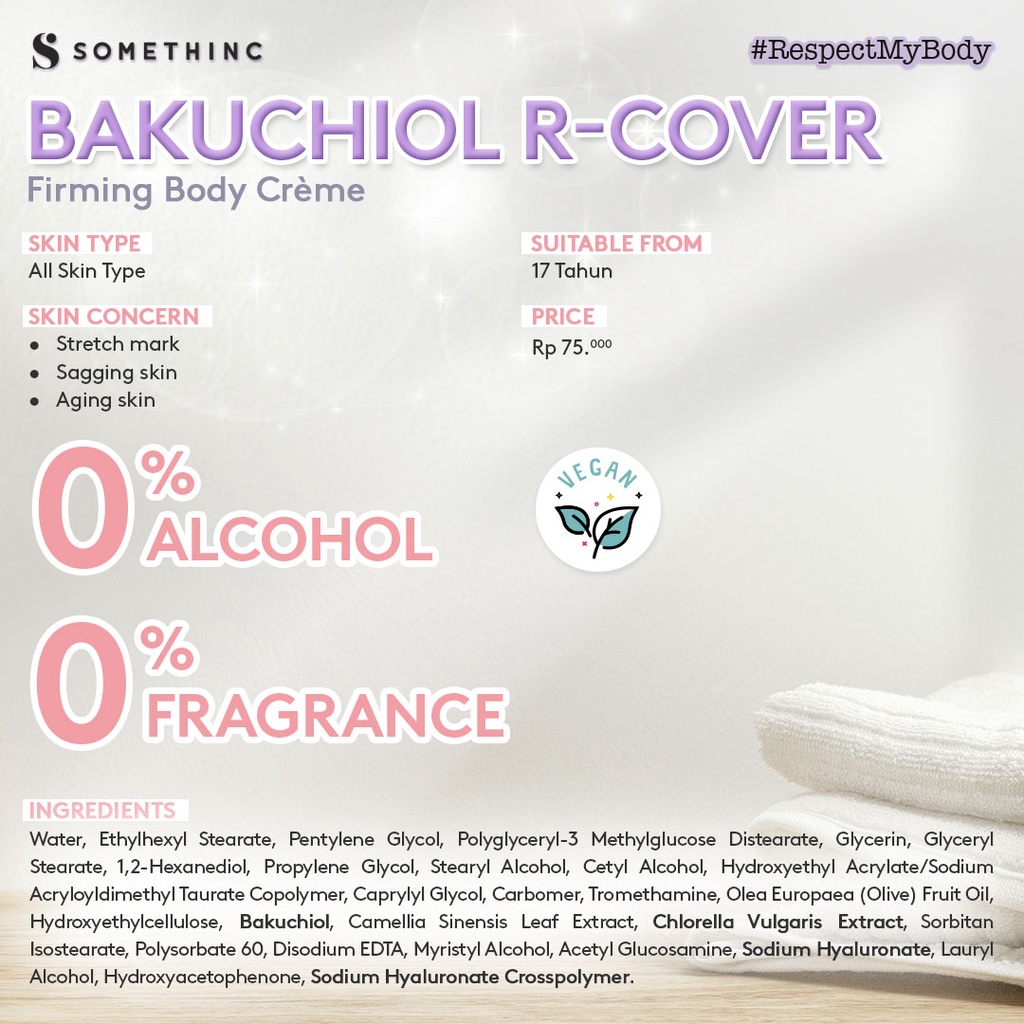 Somethinc Bakuchiol R-Cover Firming Body Crème 100ml