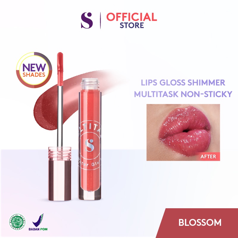 Somethinc Multitask Water Gloss (Lip Gloss) - Blossom