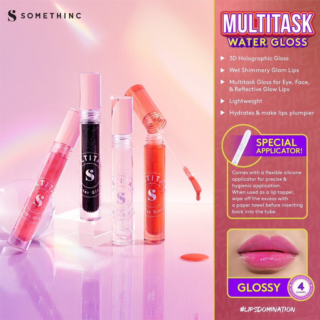 Somethinc Multitask Water Gloss (Lip Gloss) - Blossom