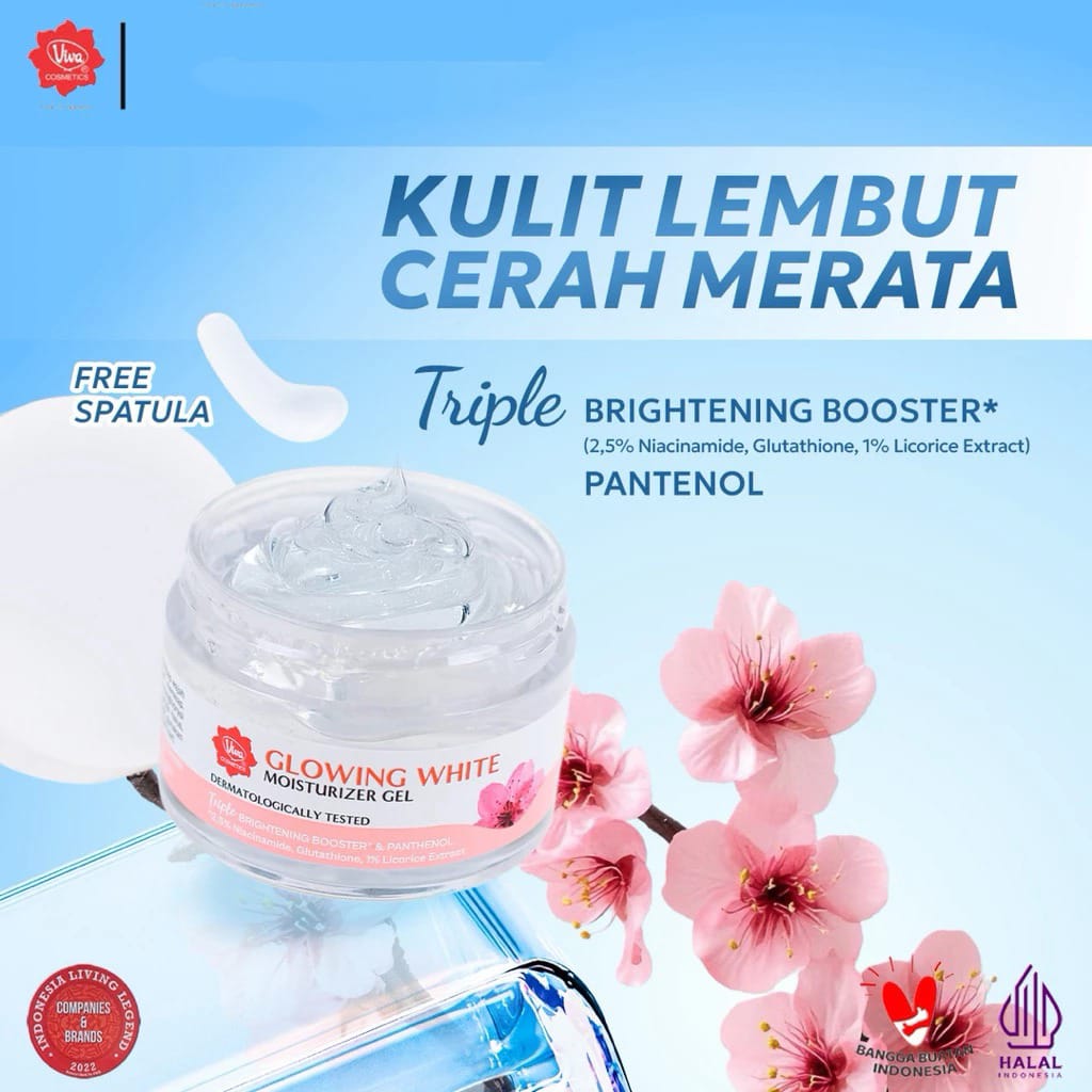 Viva Moisturizer Gel 50gr - Glowing White