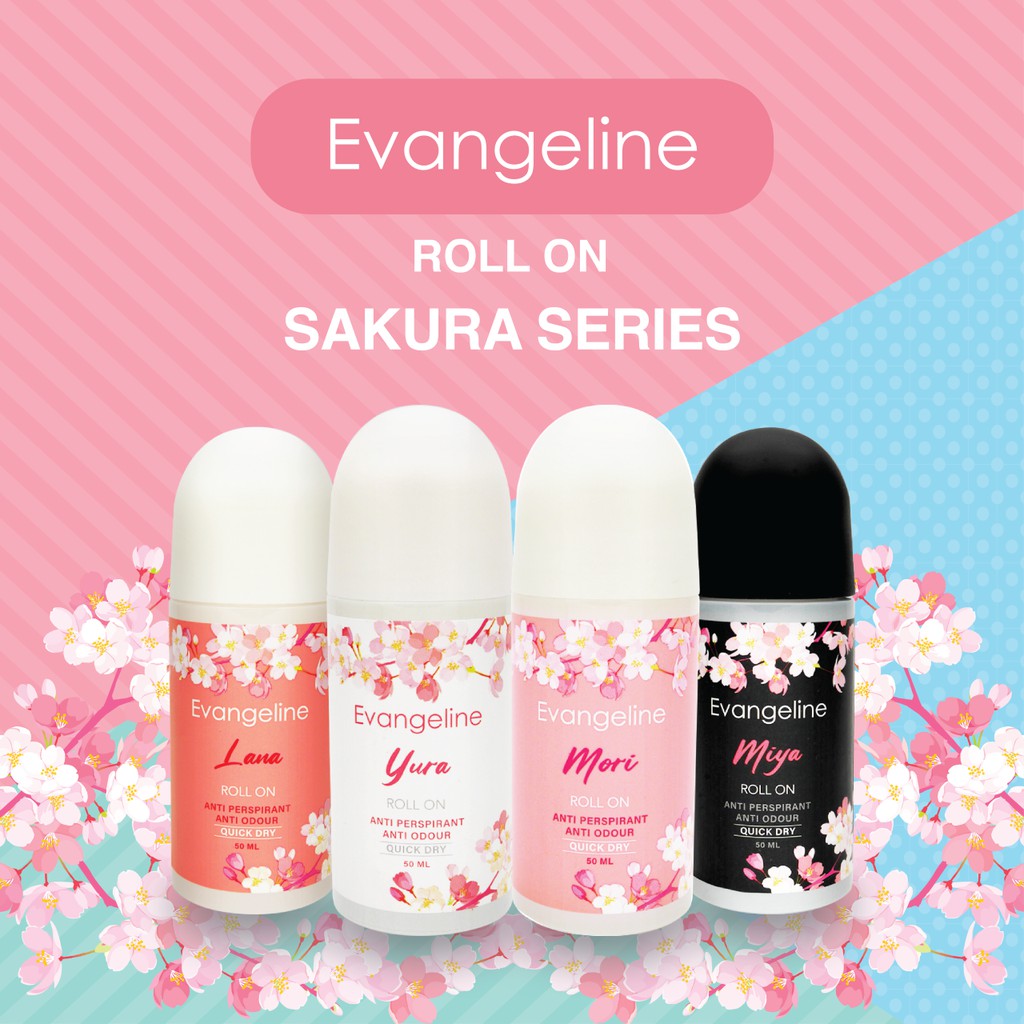 Evangeline Sakura Roll On 50ml - Yura
