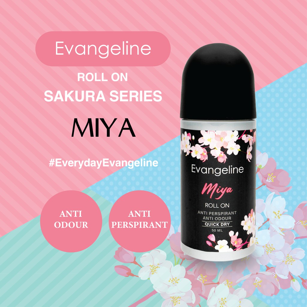 Evangeline Sakura Roll On 50ml - Miya