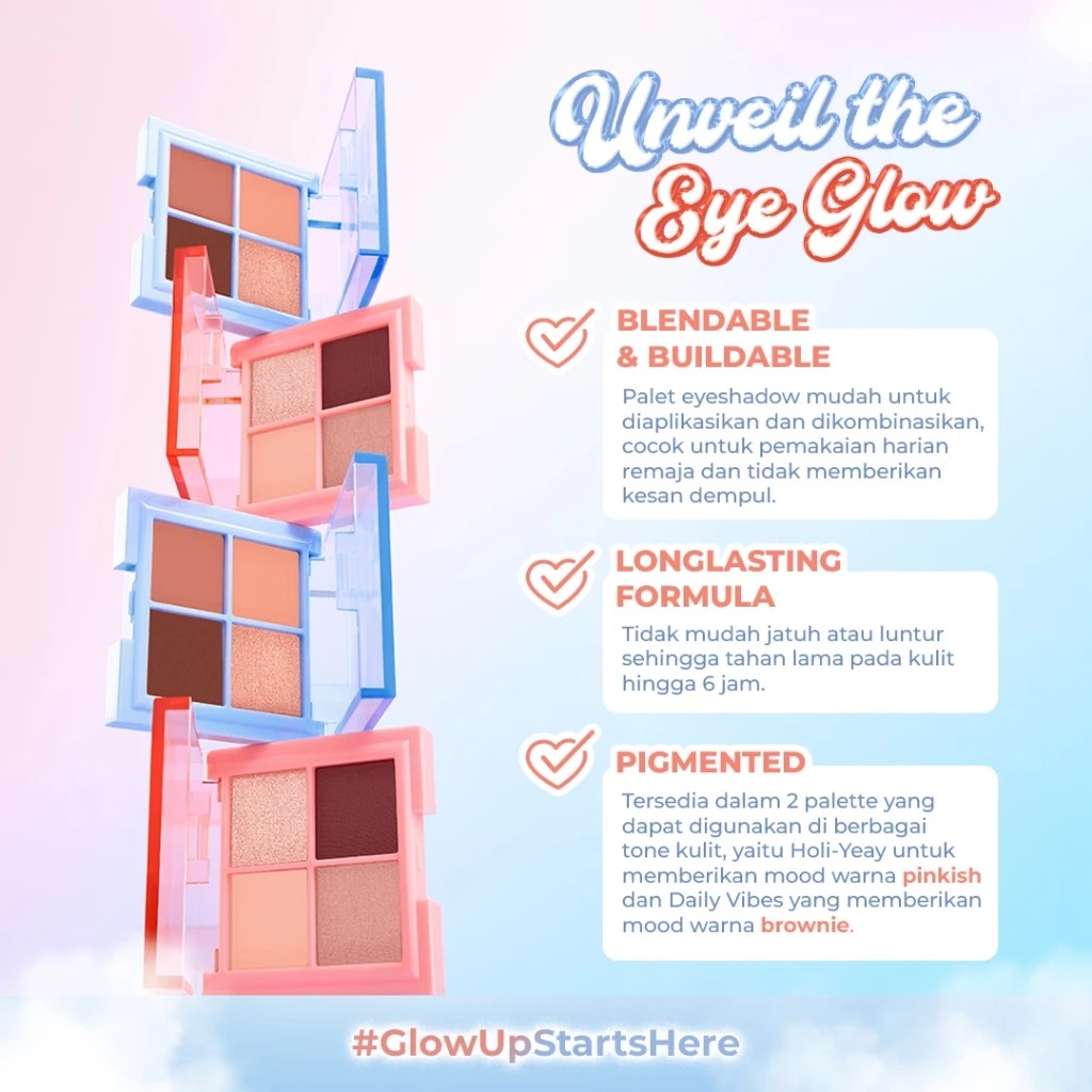 Pigeon Teens Eye See You Eyeshadow 2.5gr - Holi-Yeay!