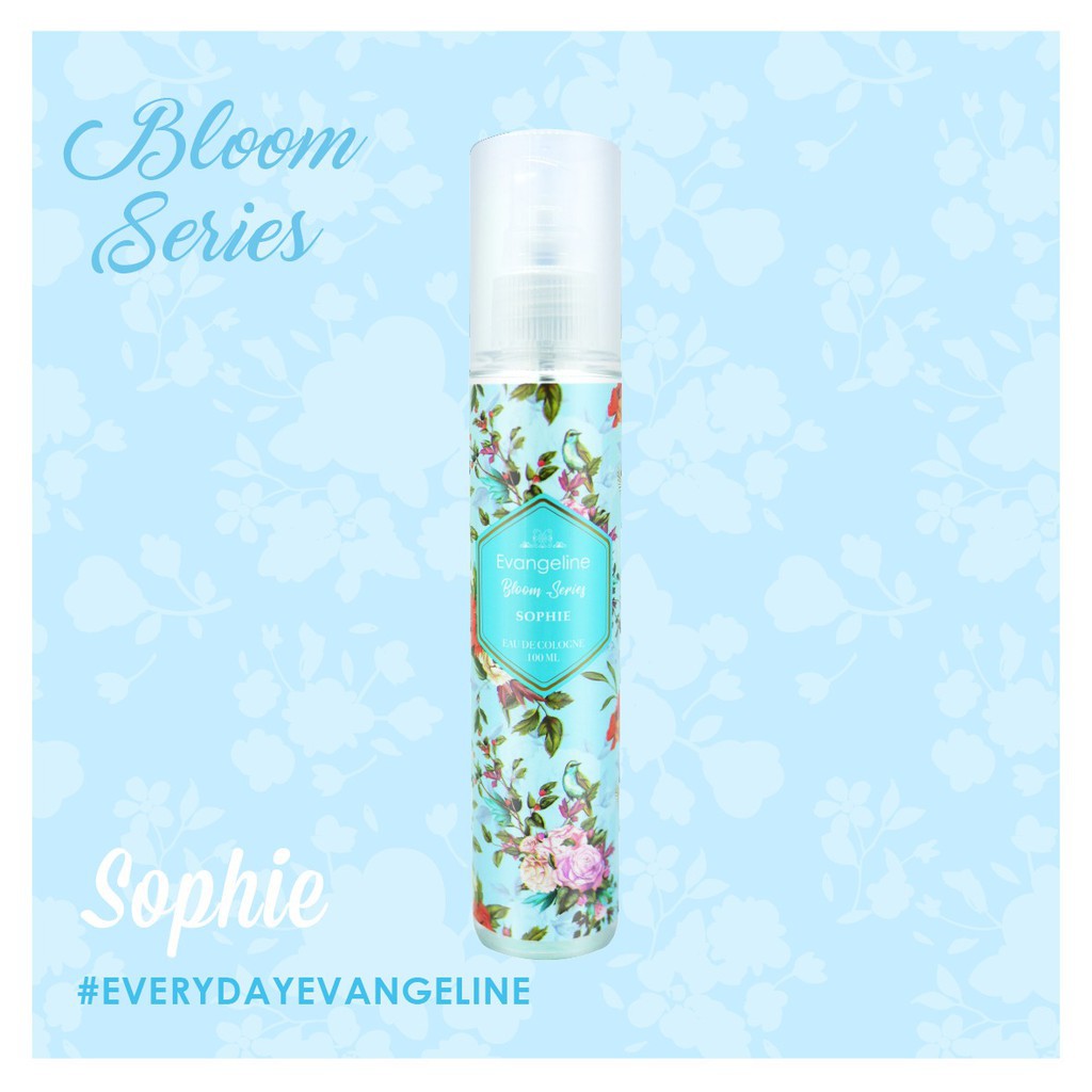 Evangeline Eau De Cologne Bloom Series 100ml - Sophie *