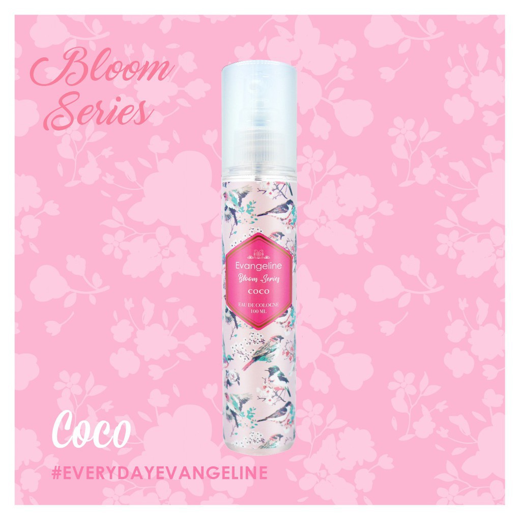 Evangeline Eau De Cologne Bloom Series 100ml - Coco