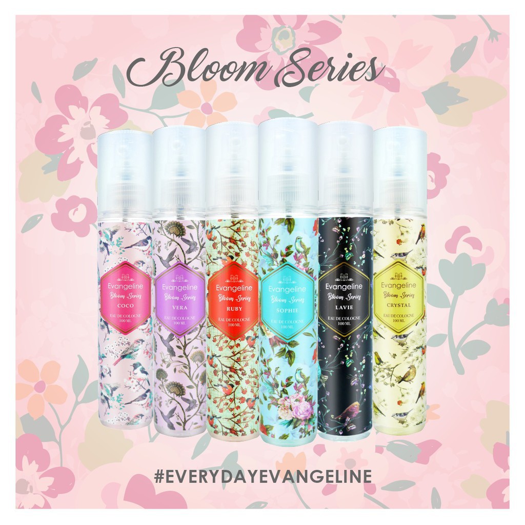 Evangeline Eau De Cologne Bloom Series 100ml - Vera *