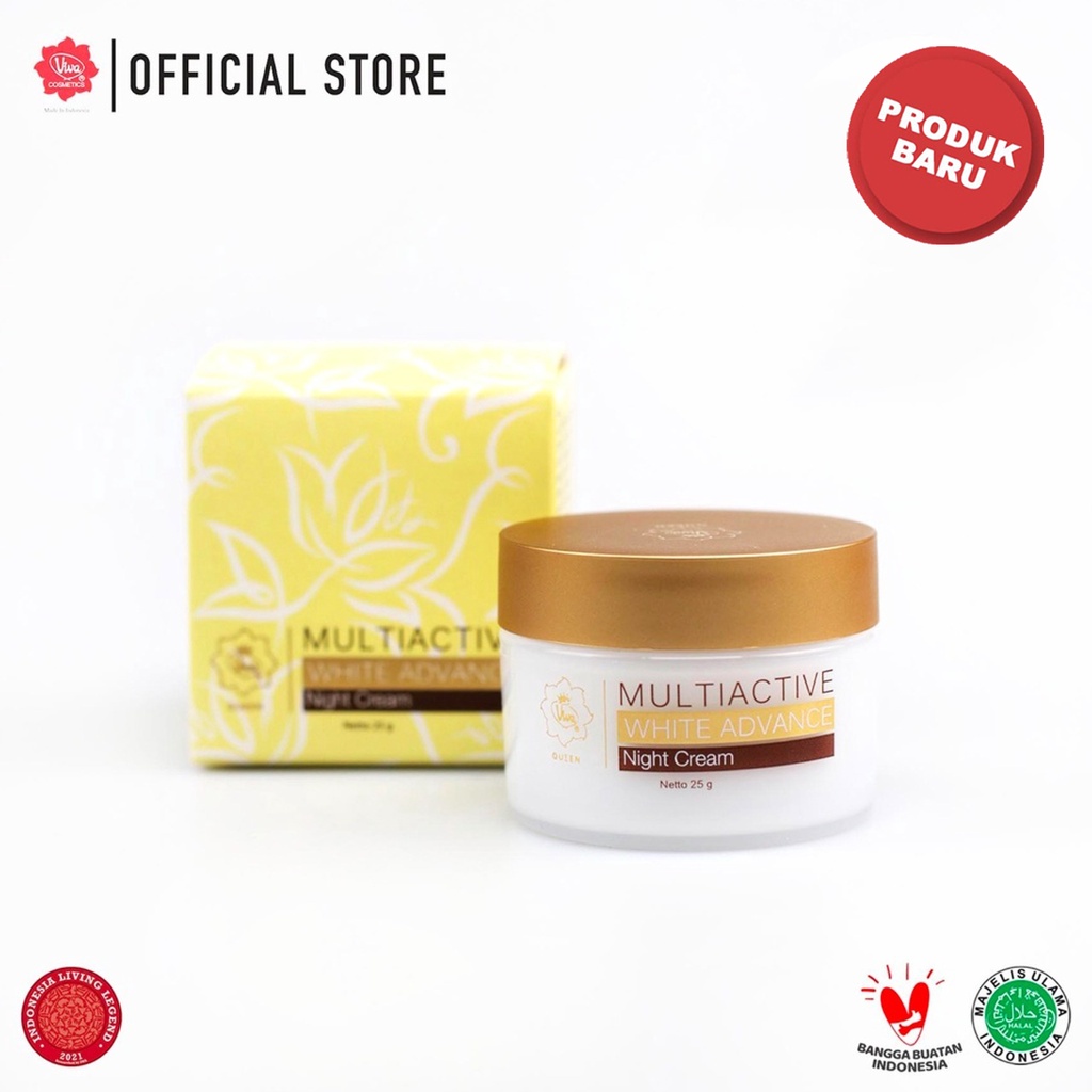 Viva Queen White Multiactive Advance Night Cream 25gr Viva Queen White Multiactive Advance Night Cream 25gr