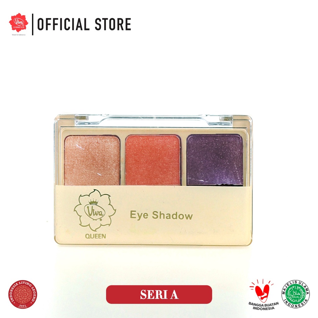 Viva Queen Eye Shadow Trio (3 Warna) - Seri A