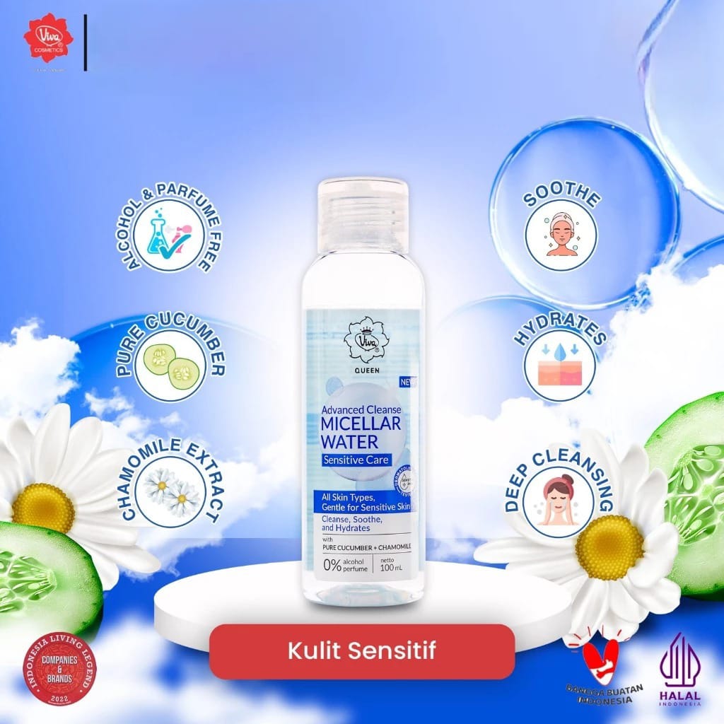 Viva Queen Advanced Cleanse Micellar Water Sensitive Care 100ml