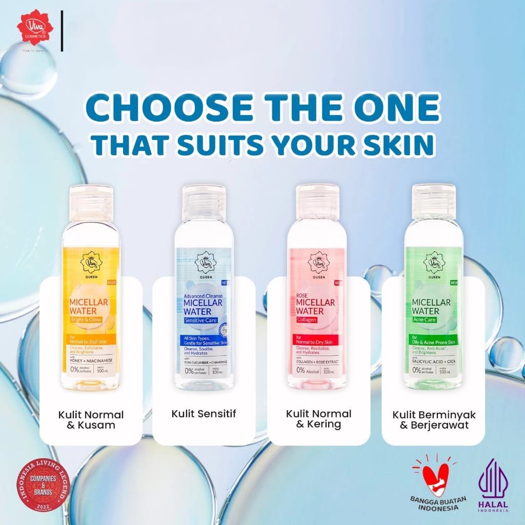 Viva Queen Advanced Cleanse Micellar Water Sensitive Care 100ml