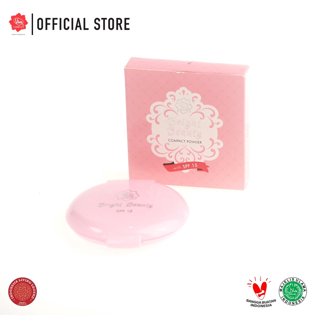 Viva Bright Beauty Compact Powder SPF 15 - 1 Ivory