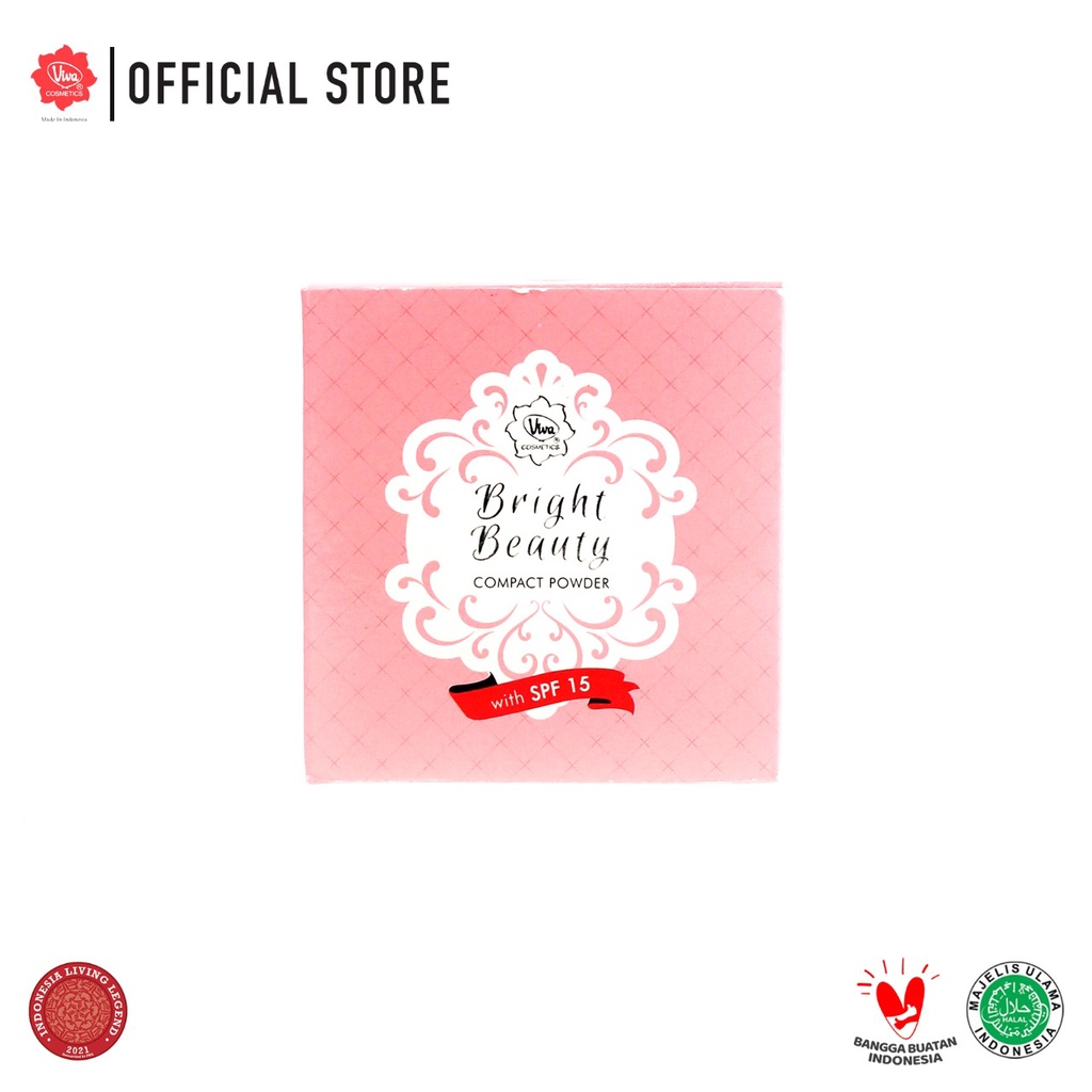 Viva Bright Beauty Compact Powder SPF 15 - 1 Ivory