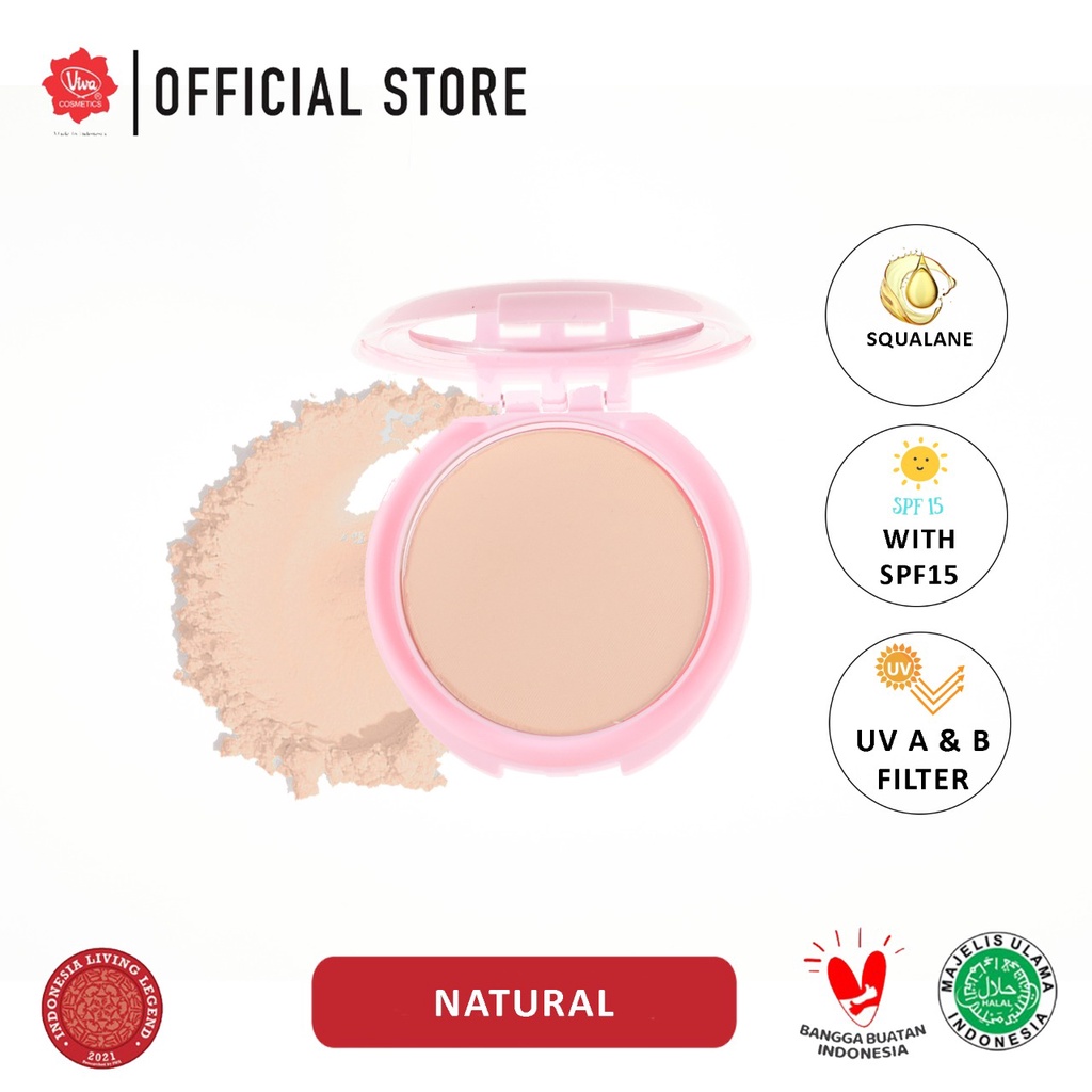 Viva Bright Beauty Compact Powder SPF15 - 2 Natural Viva Bright Beauty Compact Powder SPF15 - 2 Natural
