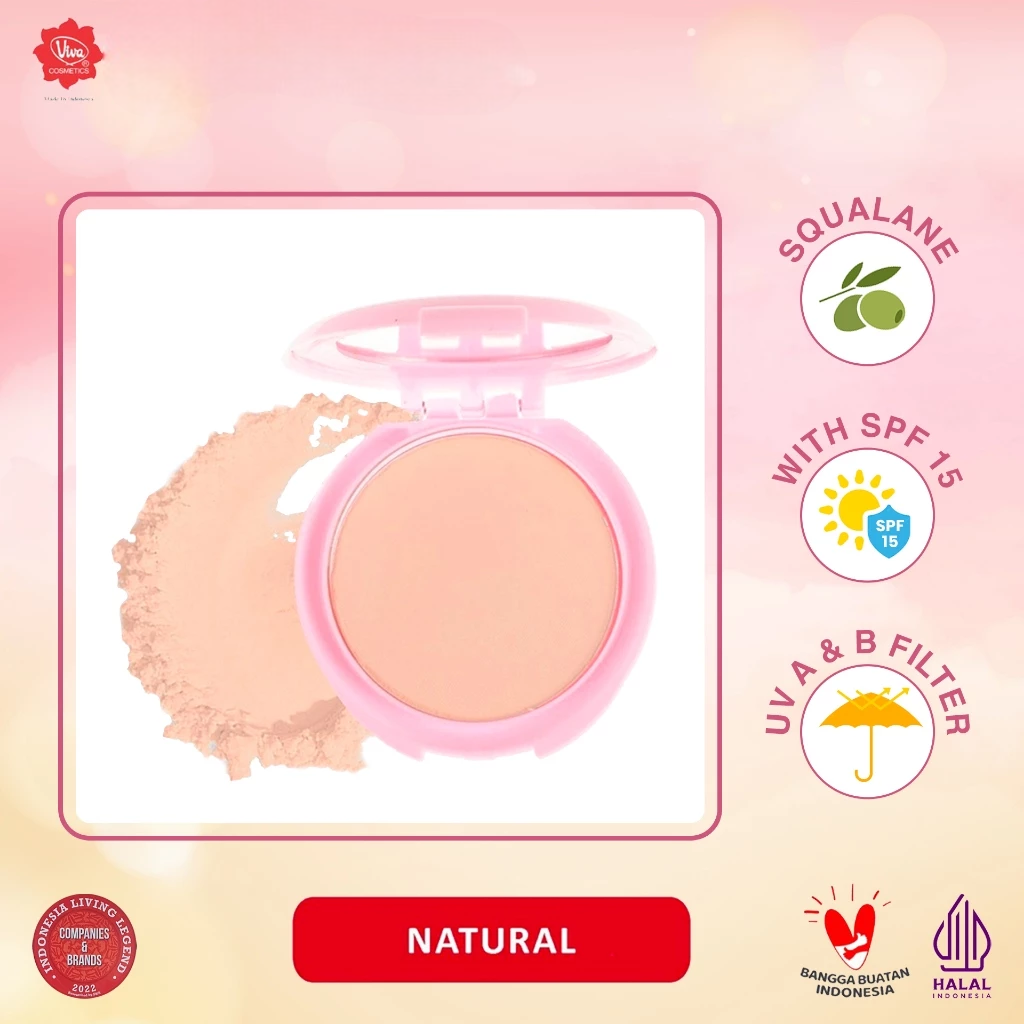 Viva Bright Beauty Compact Powder SPF 15 - 2 Natural