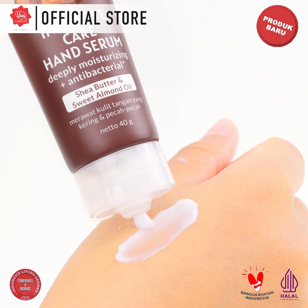 Viva White Hand Serum + Antibacterial 40gr - Shea Butter & Sweet Almond Oil (Coklat) Viva White Hand Serum + Antibacterial 40gr - Shea Butter & Sweet Almond Oil (Coklat)