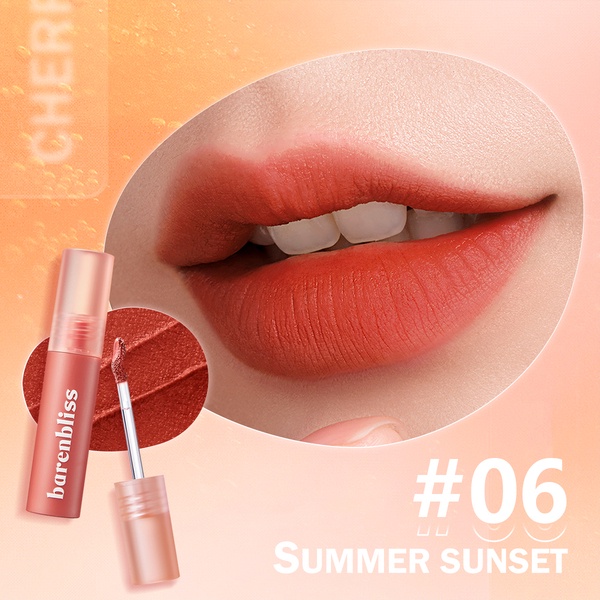 BNB Barenbliss Cherry Makes Cheerful Lip Velvet - 06 Summer Sunset BNB Barenbliss Cherry Makes Cheerful Lip Velvet - 06 Summer Sunset