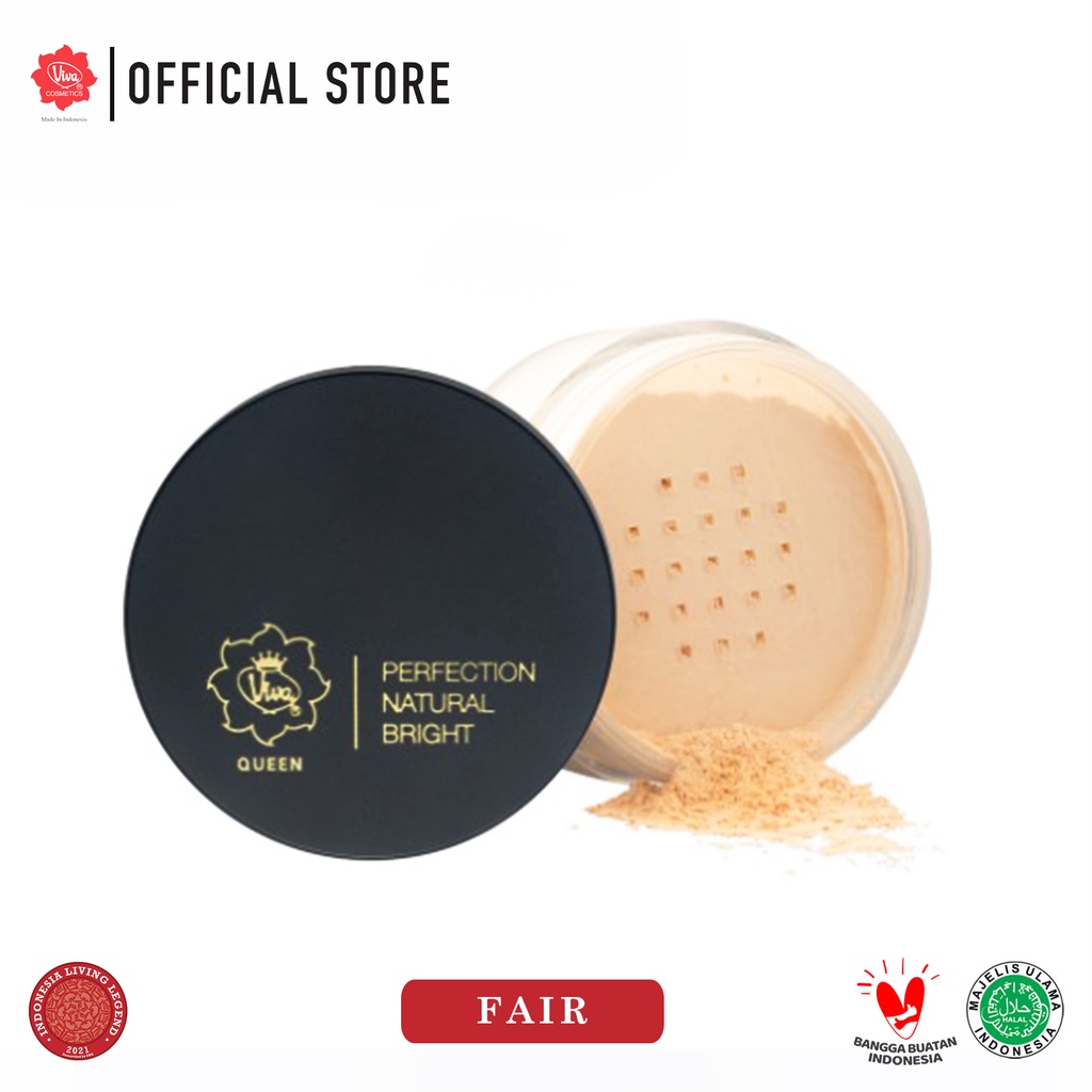 Viva Queen Perfection Natural Bright Loose Powder 35gr - Fair Viva Queen Perfection Natural Bright Loose Powder 35gr - Fair