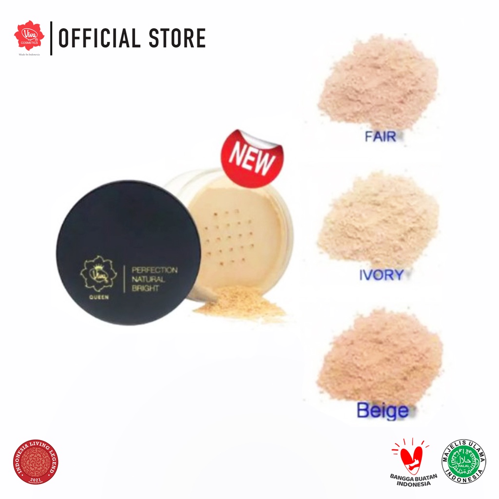 Viva Queen Perfection Natural Bright Loose Powder 35gr - Fair