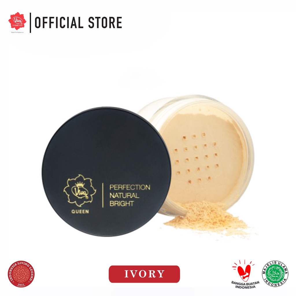Viva Queen Perfection Natural Bright Loose Powder 35gr - Ivory Viva Queen Perfection Natural Bright Loose Powder 35gr - Ivory