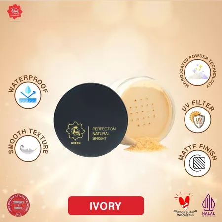 Viva Queen Perfection Natural Bright Loose Powder 35gr - Ivory