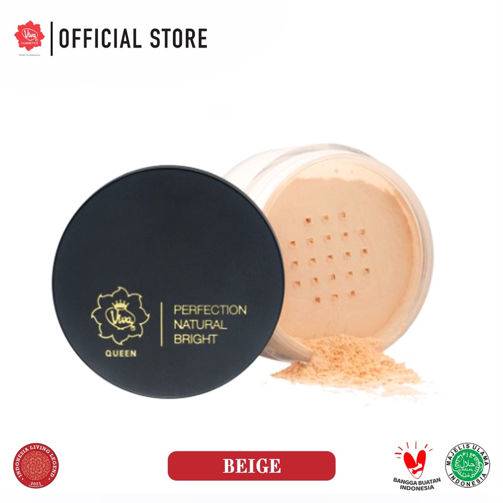 Viva Queen Perfection Natural Bright Loose Powder 35gr - Beige Viva Queen Perfection Natural Bright Loose Powder 35gr - Beige