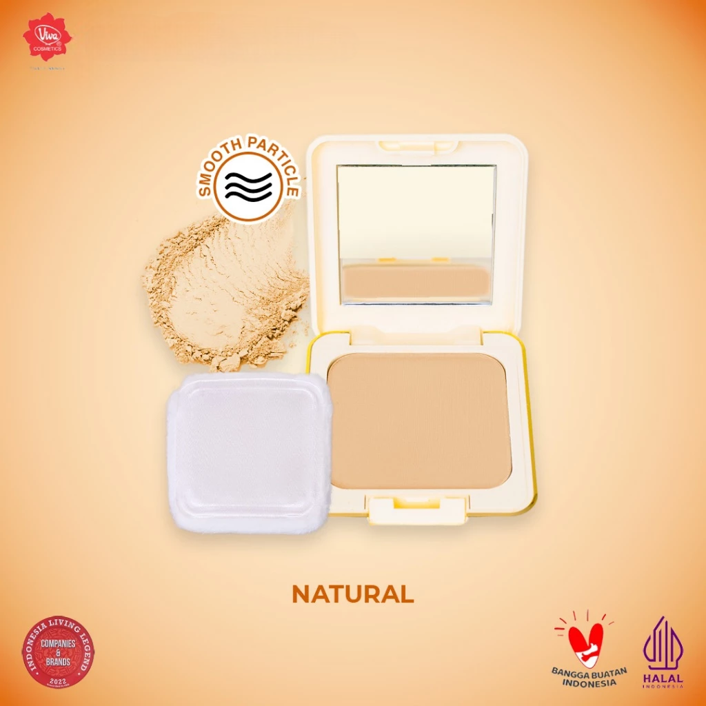 Viva Queen Compact Powder FULL SIZE 12gr - Natural
