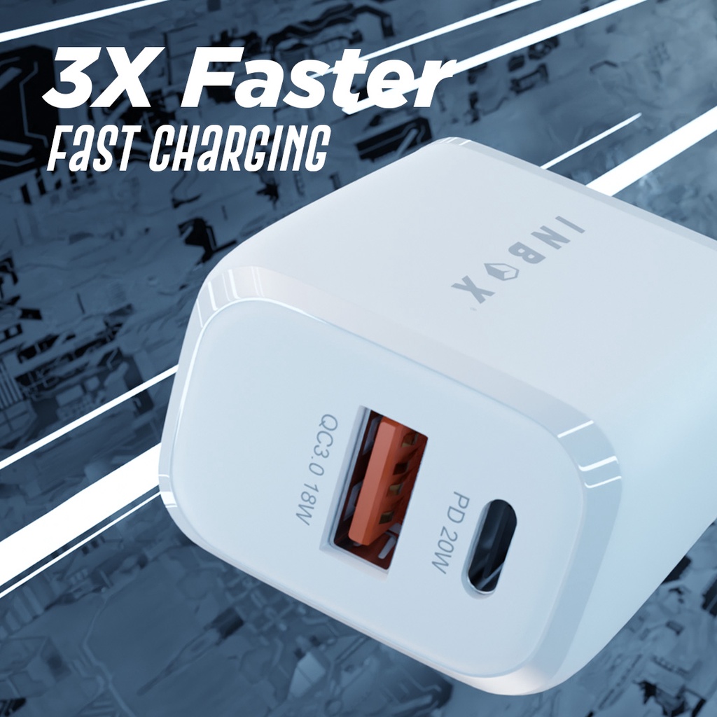 Inbox Adaptor Power Delivery PDA-6 20W (Dual Port - USB & TypeC)