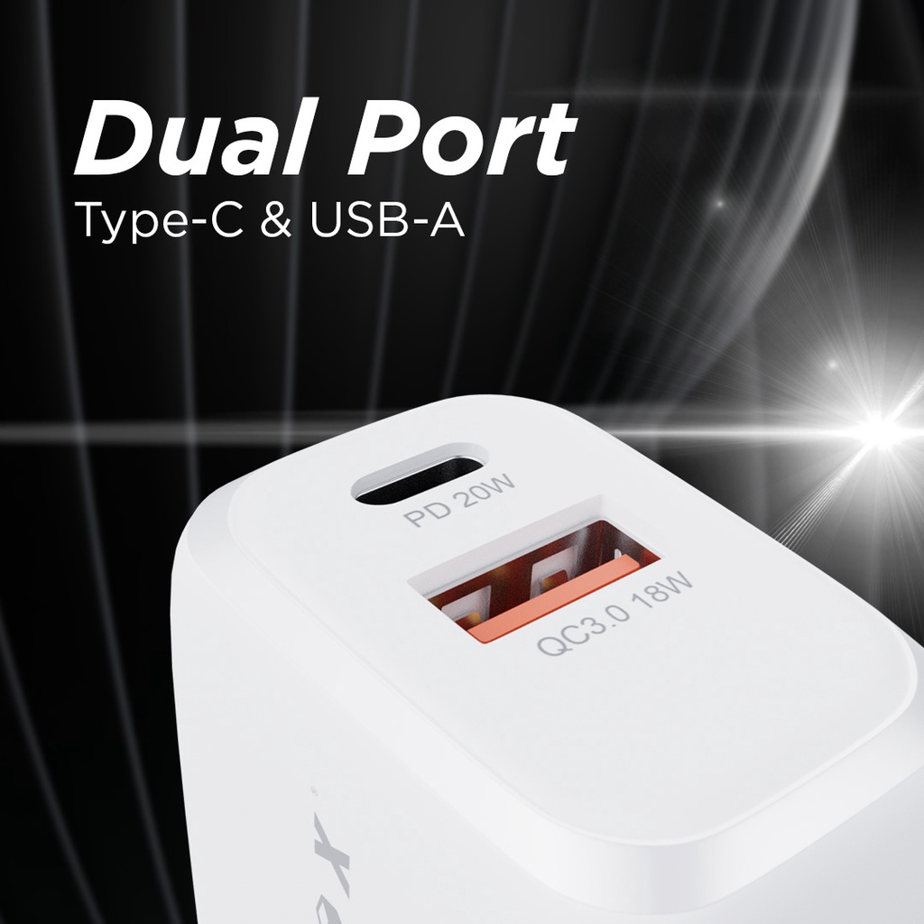 Inbox Adaptor Power Delivery PDA-6 20W (Dual Port - USB & TypeC)