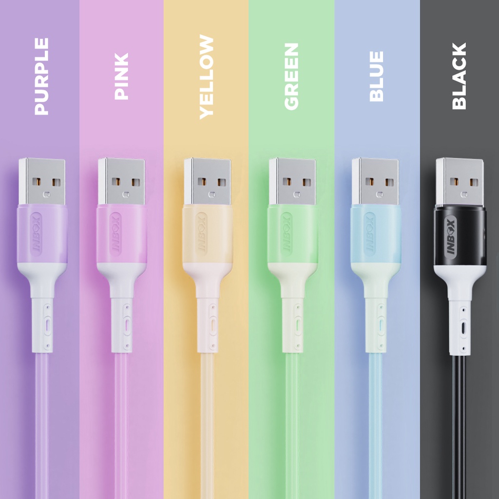 Inbox Kabel Data Charger Qualcomm MM-6 - Lightning 2.4A