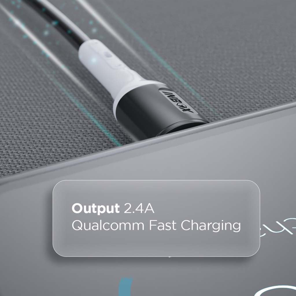 Inbox Kabel Data Charger Qualcomm MM-6 - Lightning 2.4A