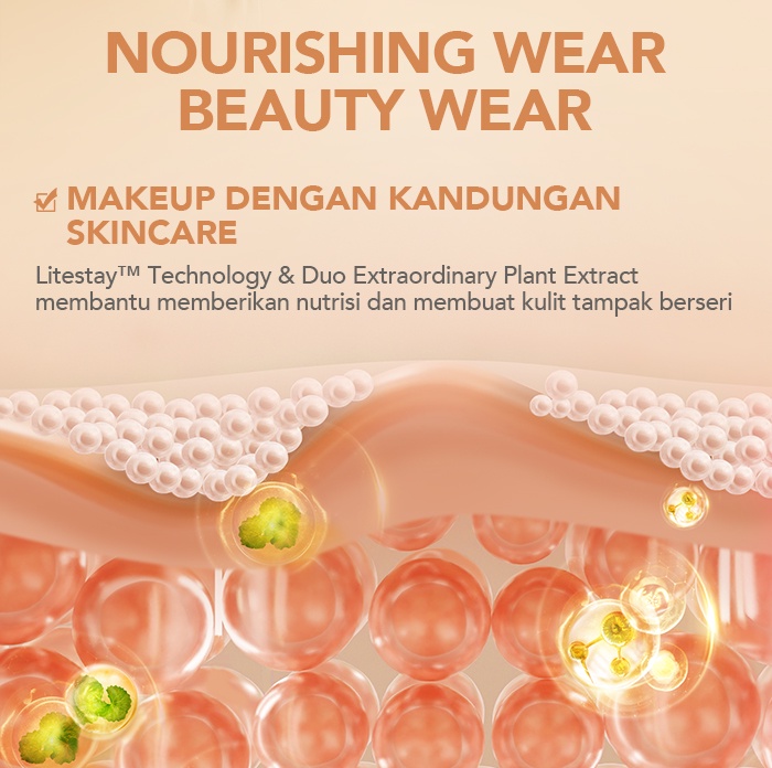 YOU Noutriwear+ Flawless Cushion Foundation REFILL - W703 Warm Ivory *